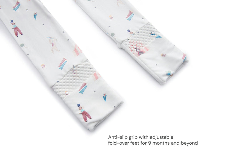 Bamboo Magnetic Footie Pajama - Le Cirque
