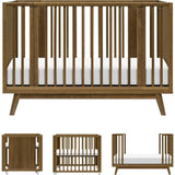 Palma 8-In-1 Convertible All-Stages® Crib W/ Bassinet & Toddler Bed Kits In