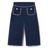 Wide Leg Pocket Pant, navy blue