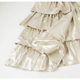 Gold Ruffle Cape