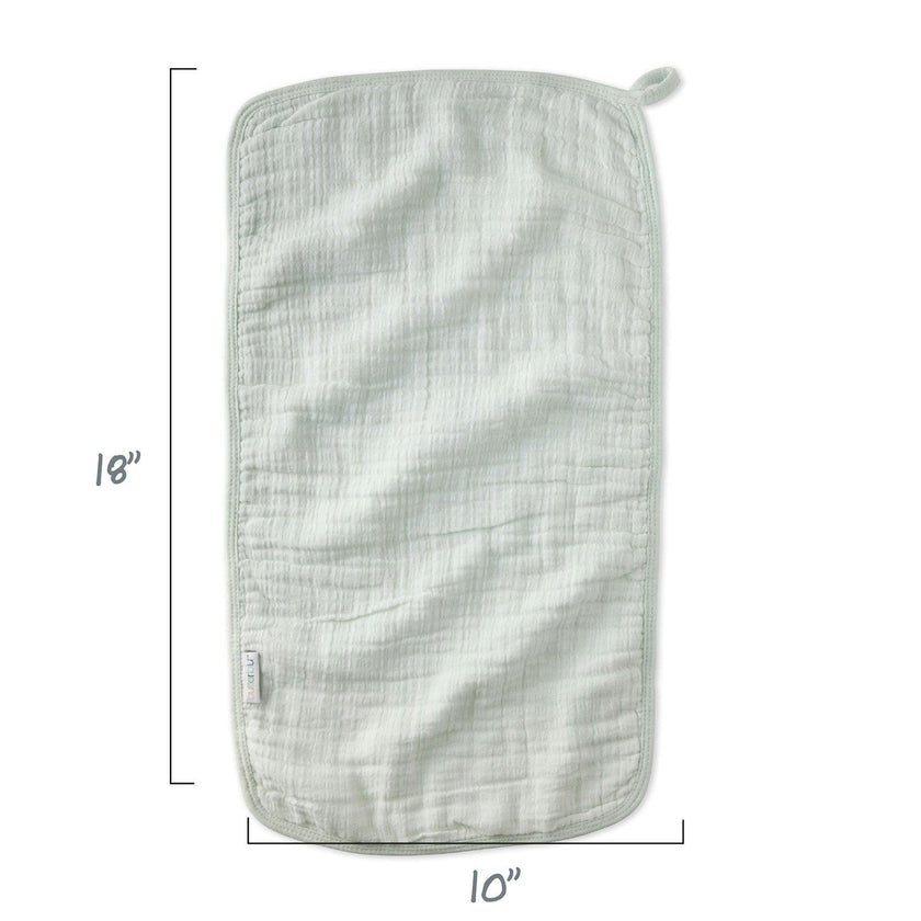 RILEY 5-Pack Crinkle Muslin Burp Cloths