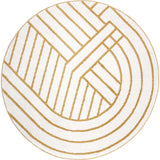 Luisa Graphic Print Round Rug, Multi