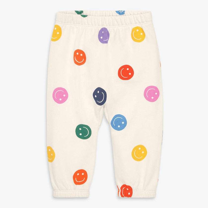 Baby sweatpant in happy faces