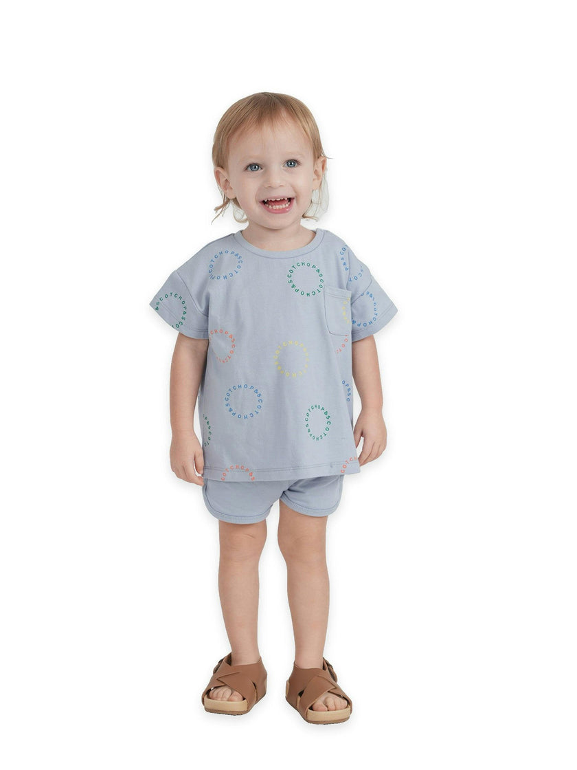 Two Piece Set with Pocket Tee