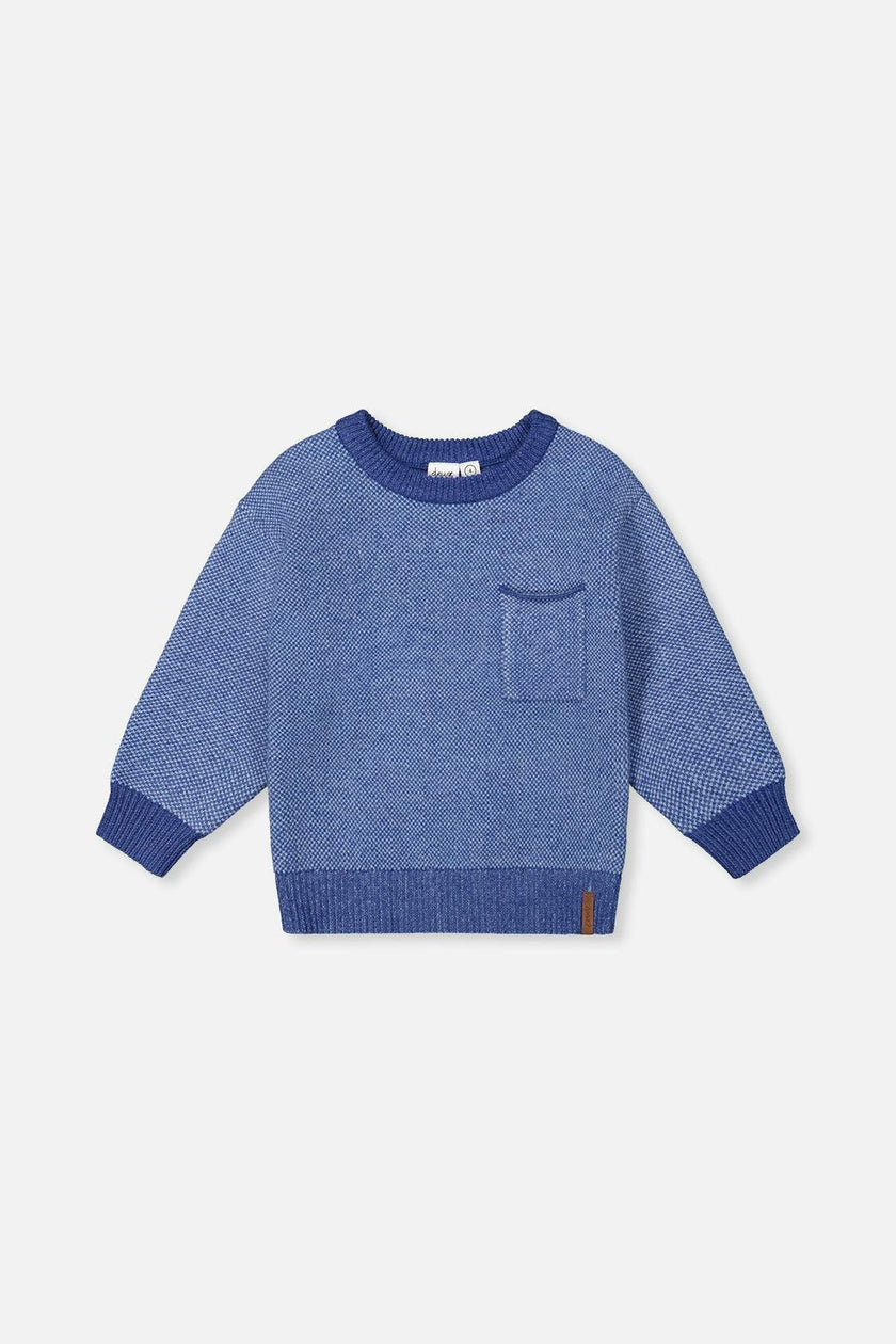 Knit Sweater Blue