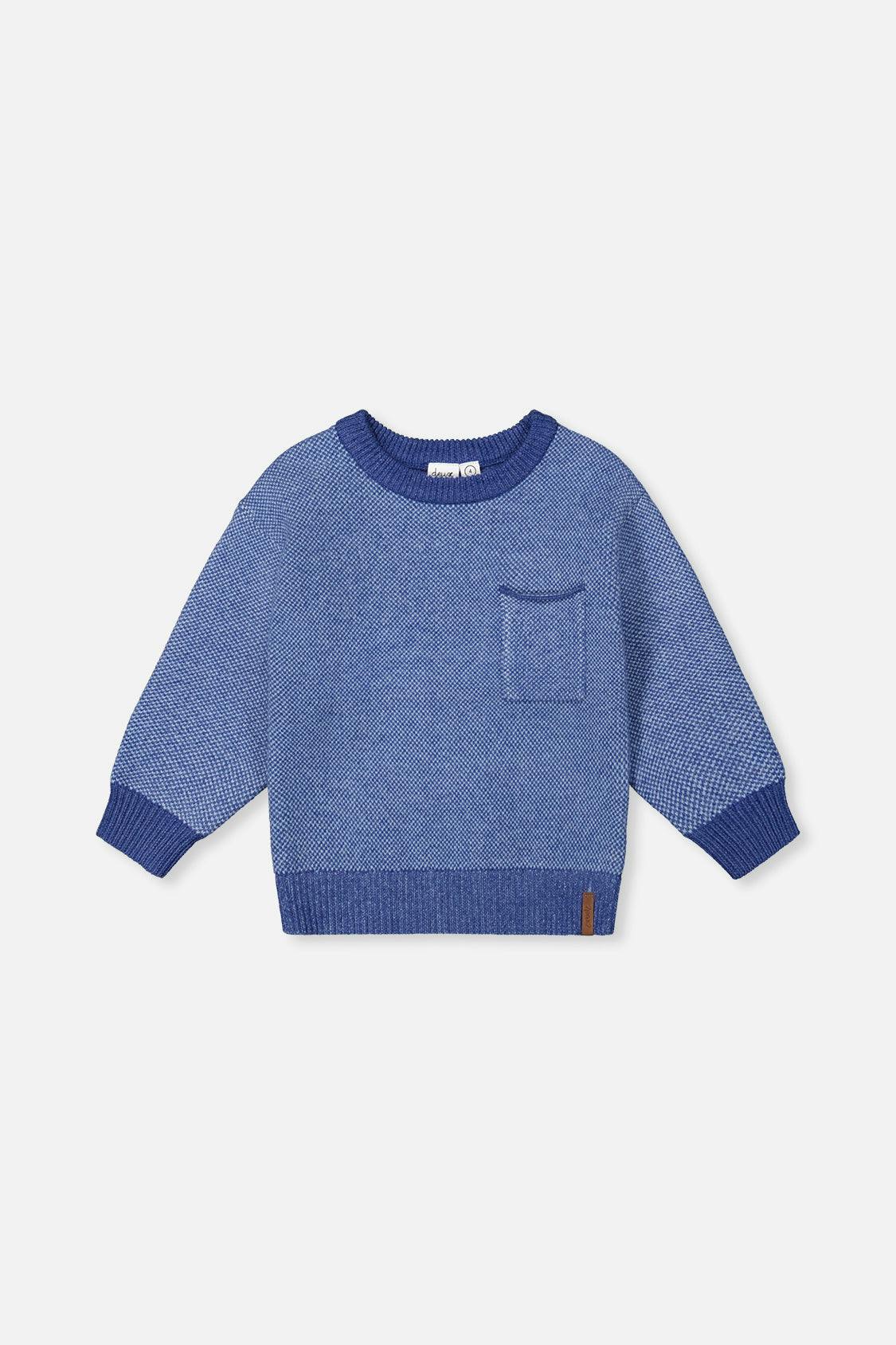 Knit Sweater Blue