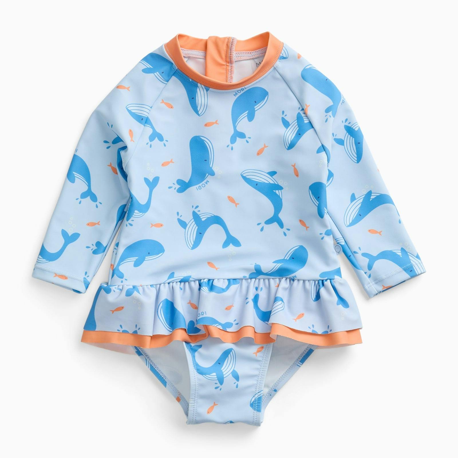 Whale Song Long Sleeve Swimsuit