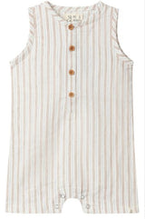 CABIN Beige Stripe Playsuit