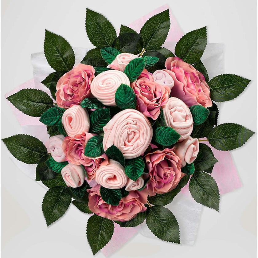 Luxury Rose Baby Clothes Bouquet