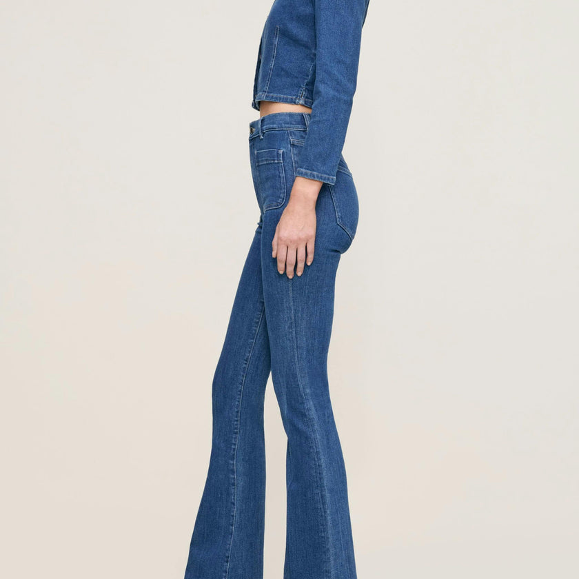 Bridget Boot High Rise Instasculpt™ 33" Jeans Blue Water