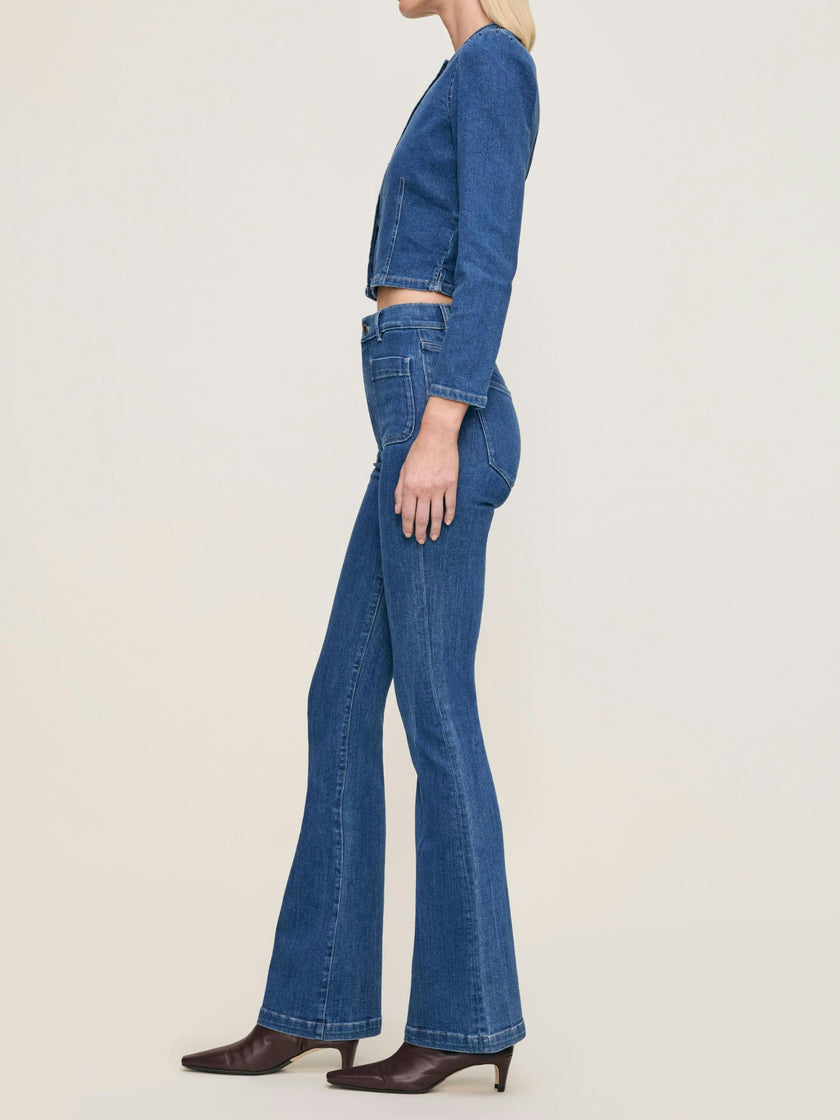 Bridget Boot High Rise Instasculpt™ 33" Jeans Blue Water