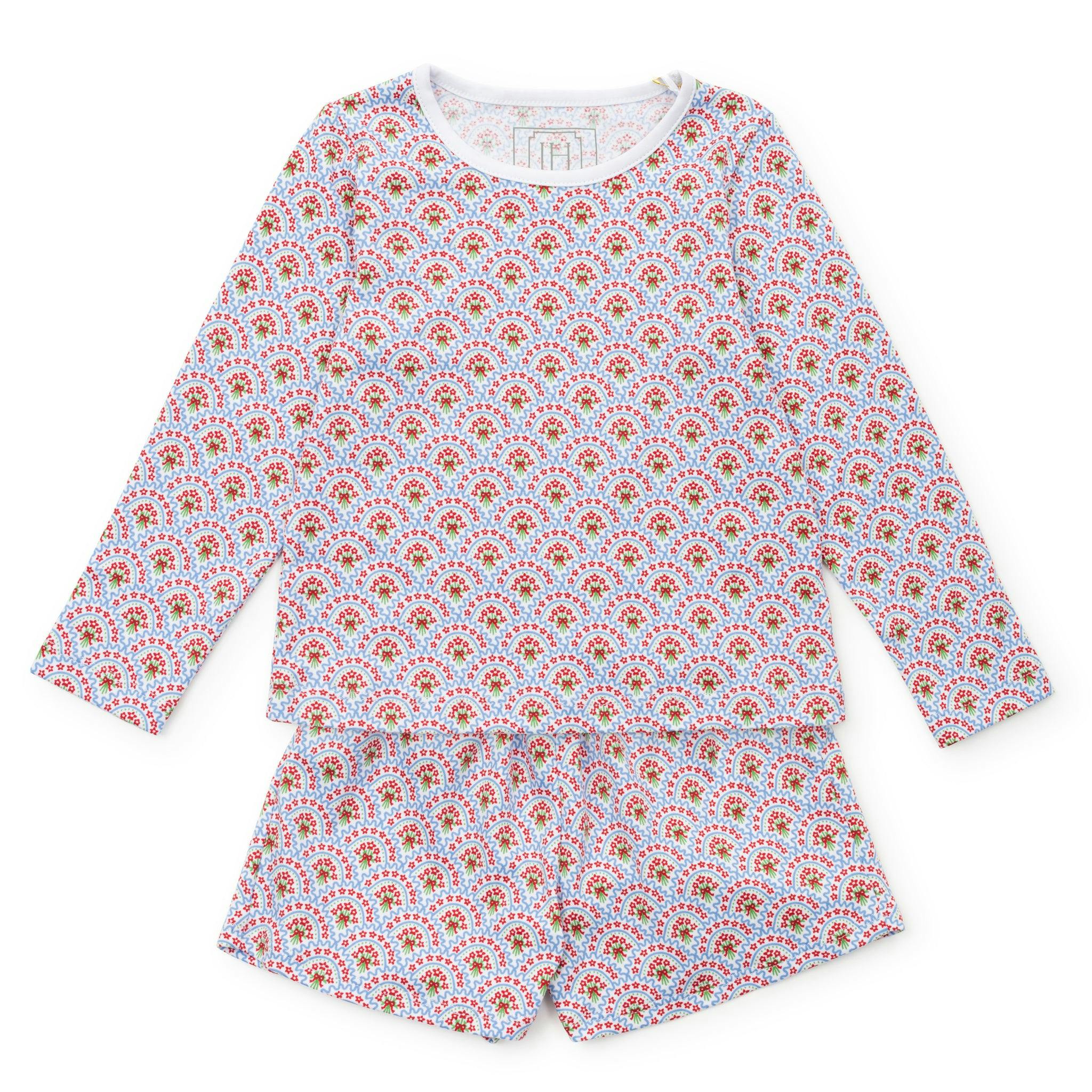Sophie Girls' Short Set Bunting Floral
