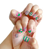 Rudolph’s Red & Green Piggy Paint Pen Bundle - Non-Toxic Nail Polish