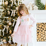 Gingerbread Christmas Velvet Bow Headband