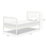 Liberty Spindle Twin Bed in Warm White