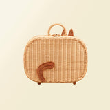 Handcrafted - Kitty Kids Suitcase - Rattan Wicker