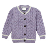 London Days Merino Cardigan - Amethyst