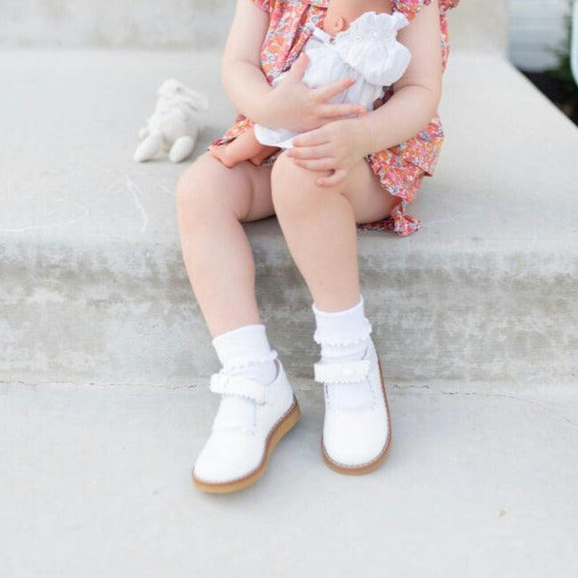Mary Jane | White Leather