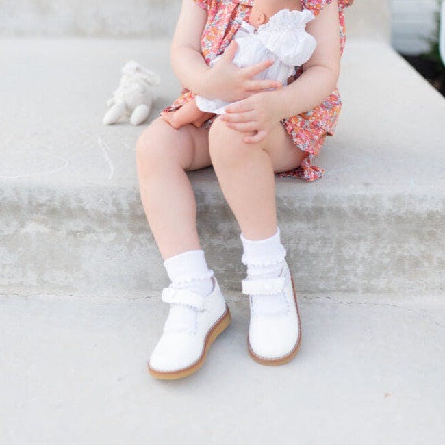Mary Jane | White Leather
