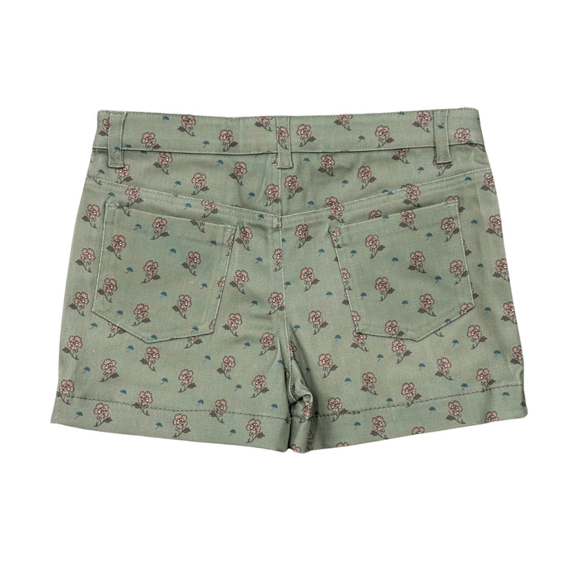 Girl's Printed Twill Shorts Ebba Viney Floral