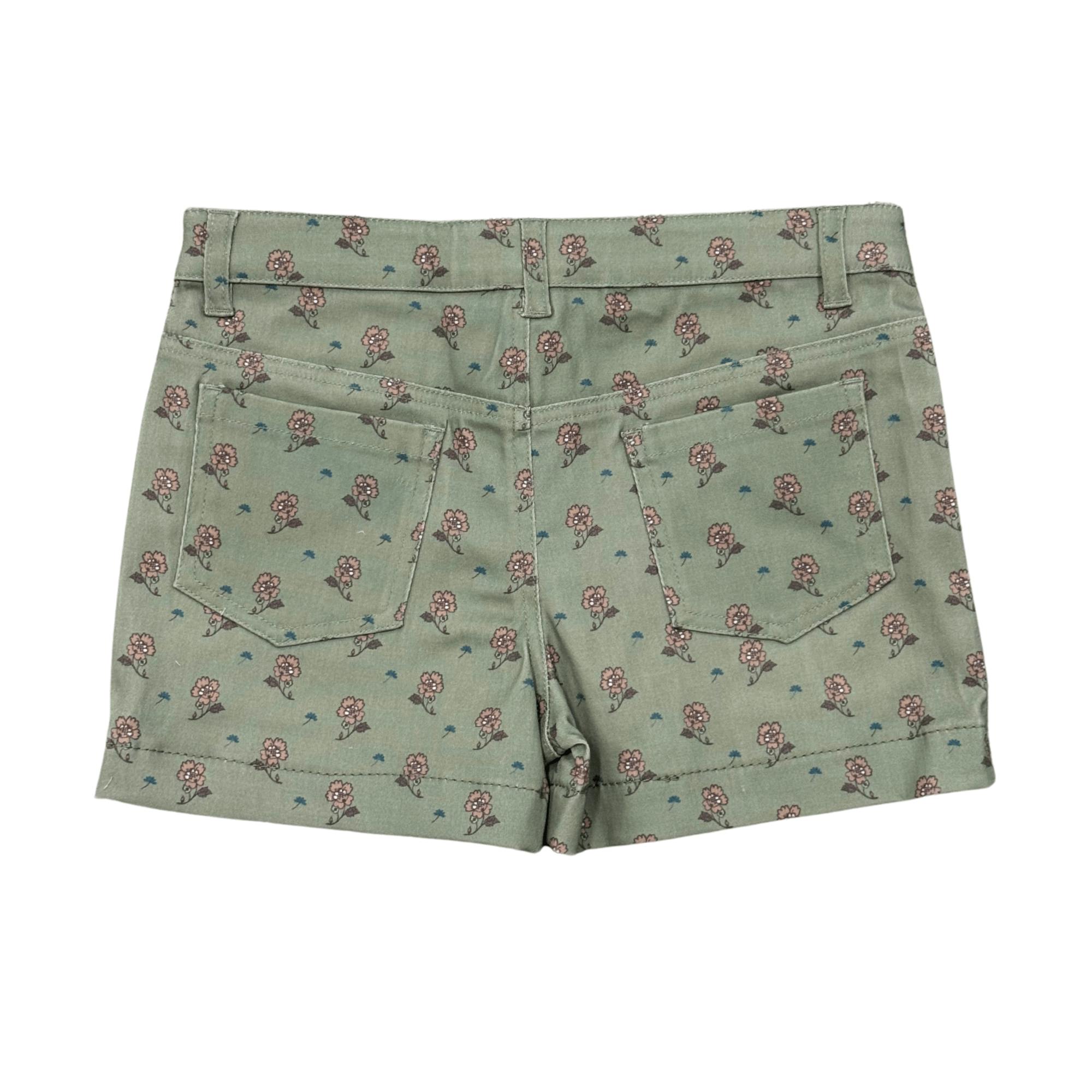 Girl's Printed Twill Shorts Ebba Viney Floral