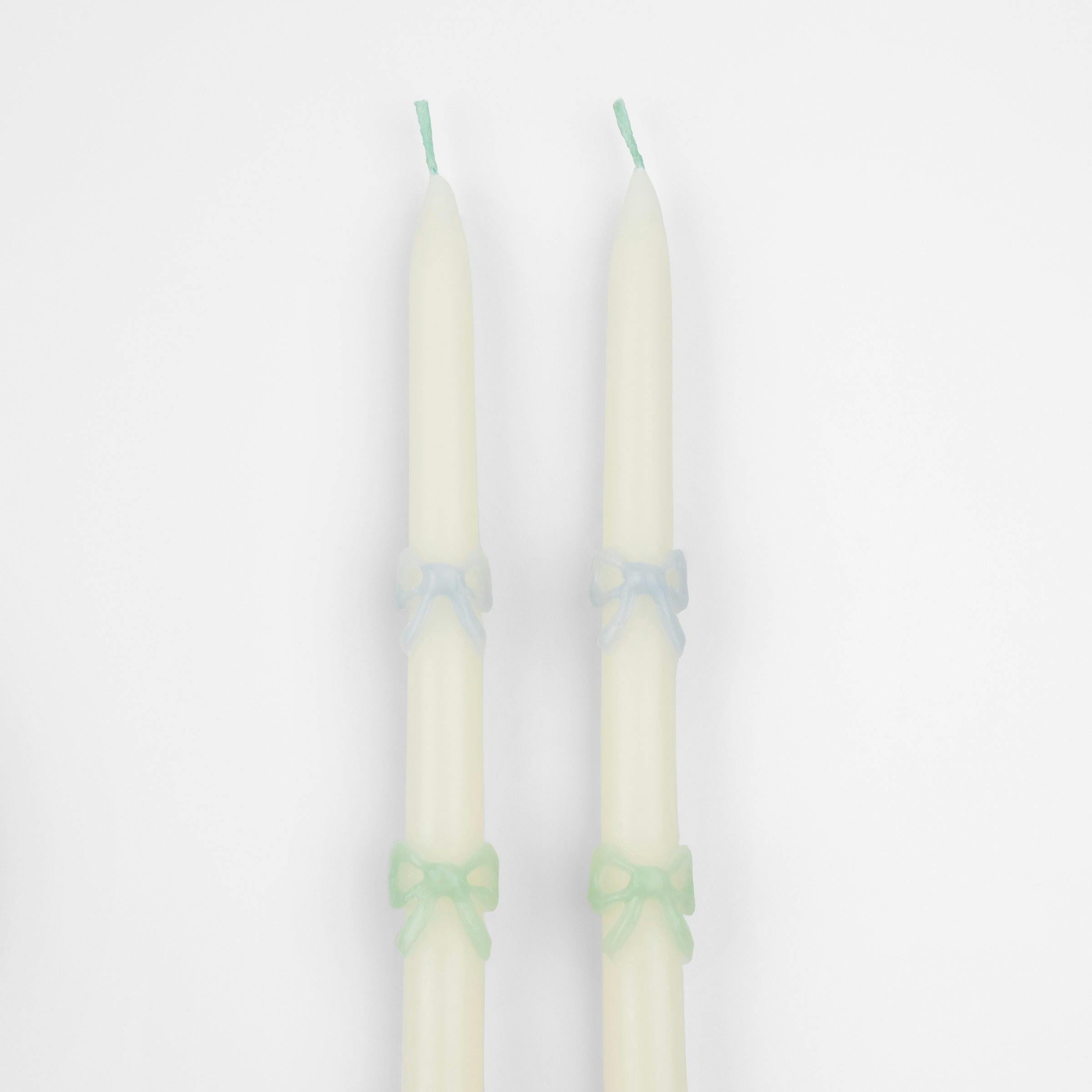 Multi Bow Taper Candles