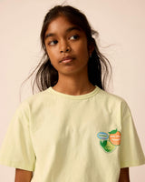 Organic Weekend Tee in Keylime