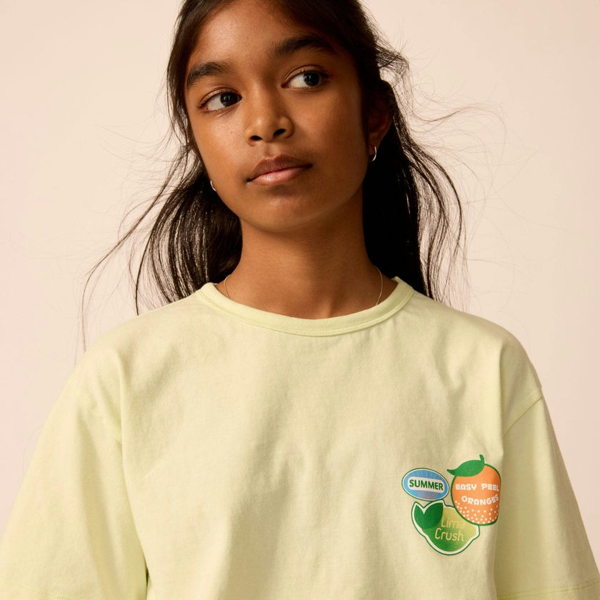 Organic Weekend Tee in Keylime