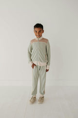 Track Striped Jogger Desert Sage