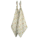 Vintage Trailers Organic Cotton Muslin Two-Piece Burp Cloth Set