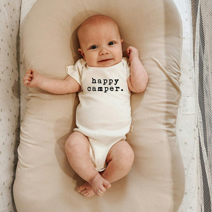 Happy Camper Organic Baby Bodysuit