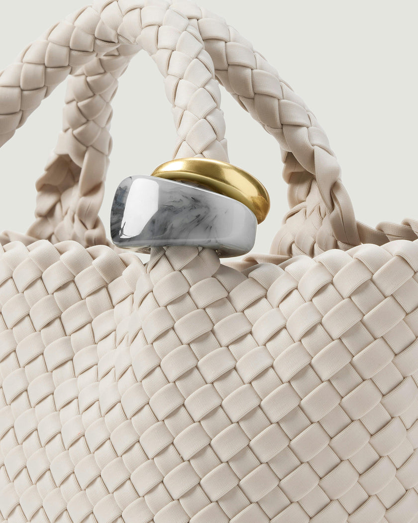 St. Barths Small Tote Beads | Linen