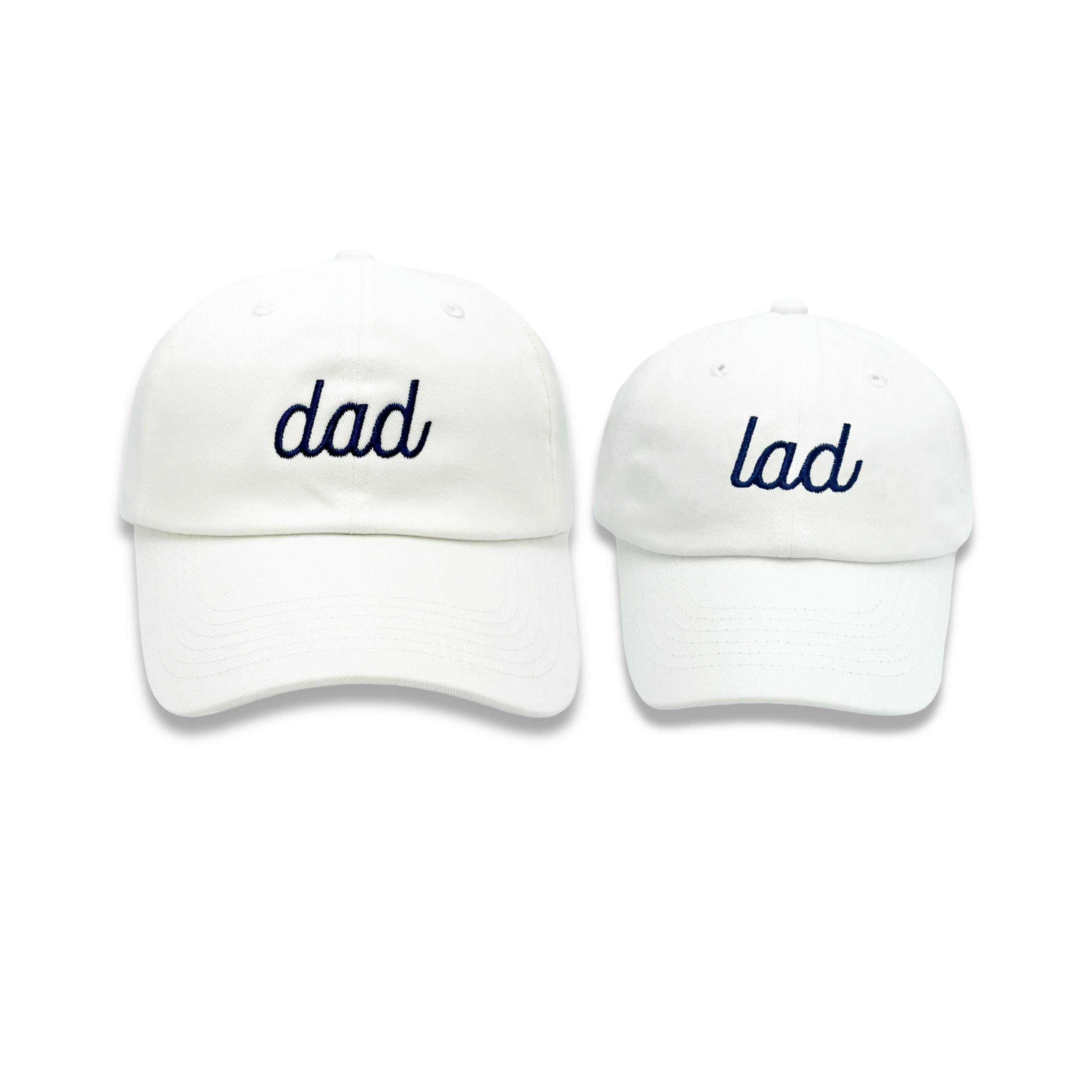 Dad & Lad Baseball Hat Set
