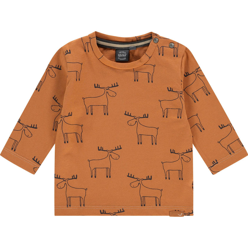 All-Over Outline Long Sleeve T-Shirt