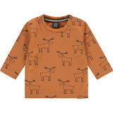 All-Over Outline Long Sleeve T-Shirt