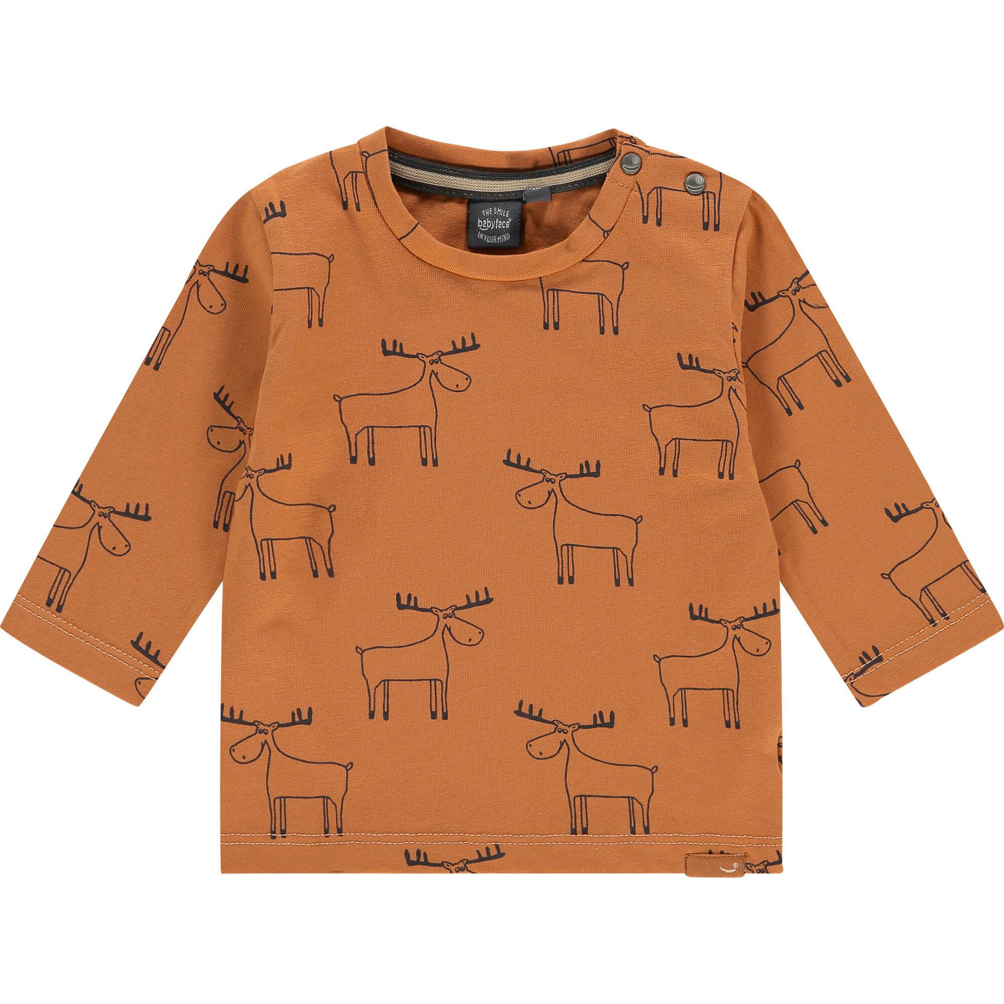 All-Over Outline Long Sleeve T-Shirt