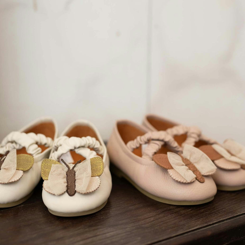 Mileni Ballerinas | Light Rose Sheep Leather