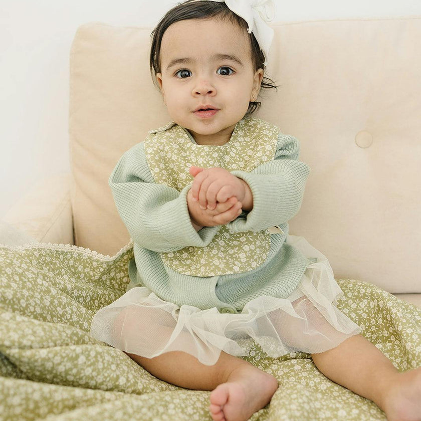 Signature Cotton Print Bib