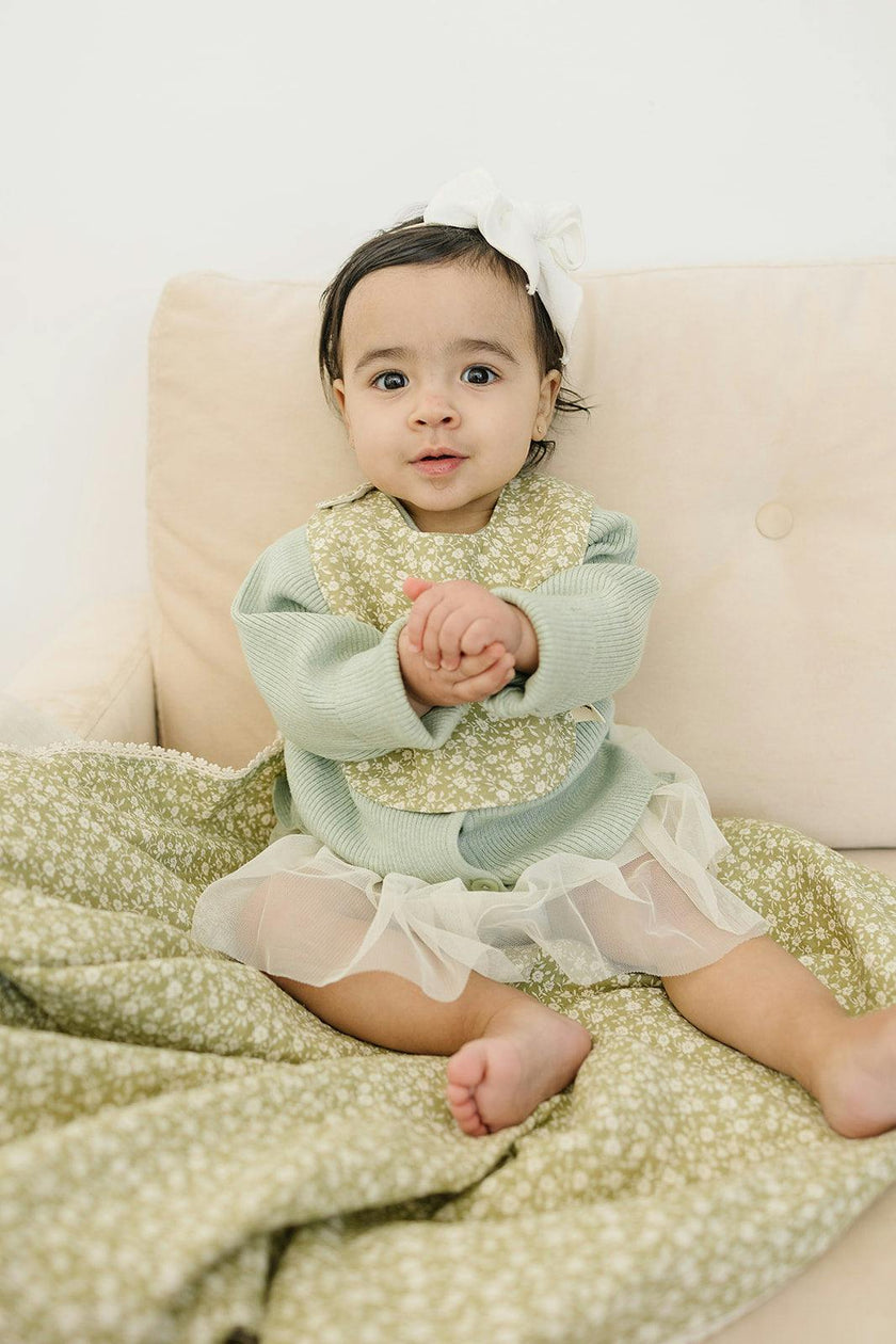 Signature Cotton Print Bib