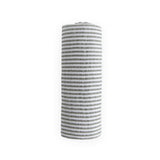 Cotton Muslin Swaddle Blanket - Grey Stripe