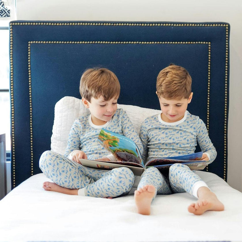 Grayson Boys' Pajama Pant Set - Blue Savanna Safari