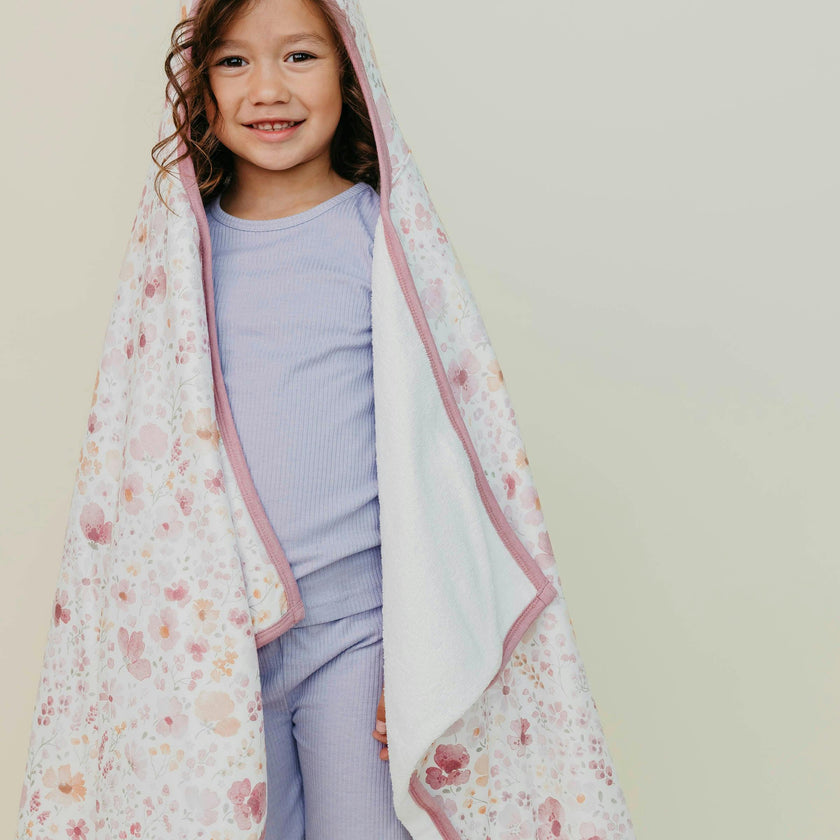 Premium Big Kid Hooded Towel - Diana