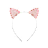 Daisy Cat Ears Glitter Headbands