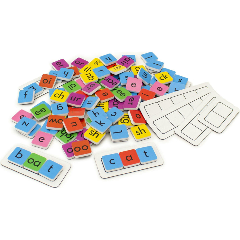 Rainbow Phonics Tiles Set