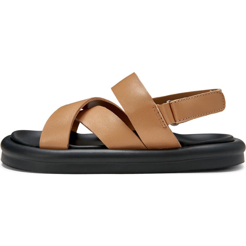 Rick Velcro Strap Leather Sandals