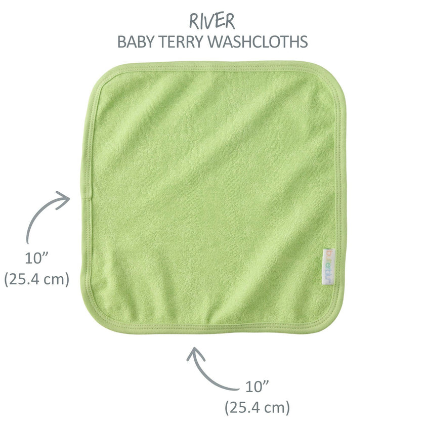 RIVER 10-Pack Baby Wash Cloths