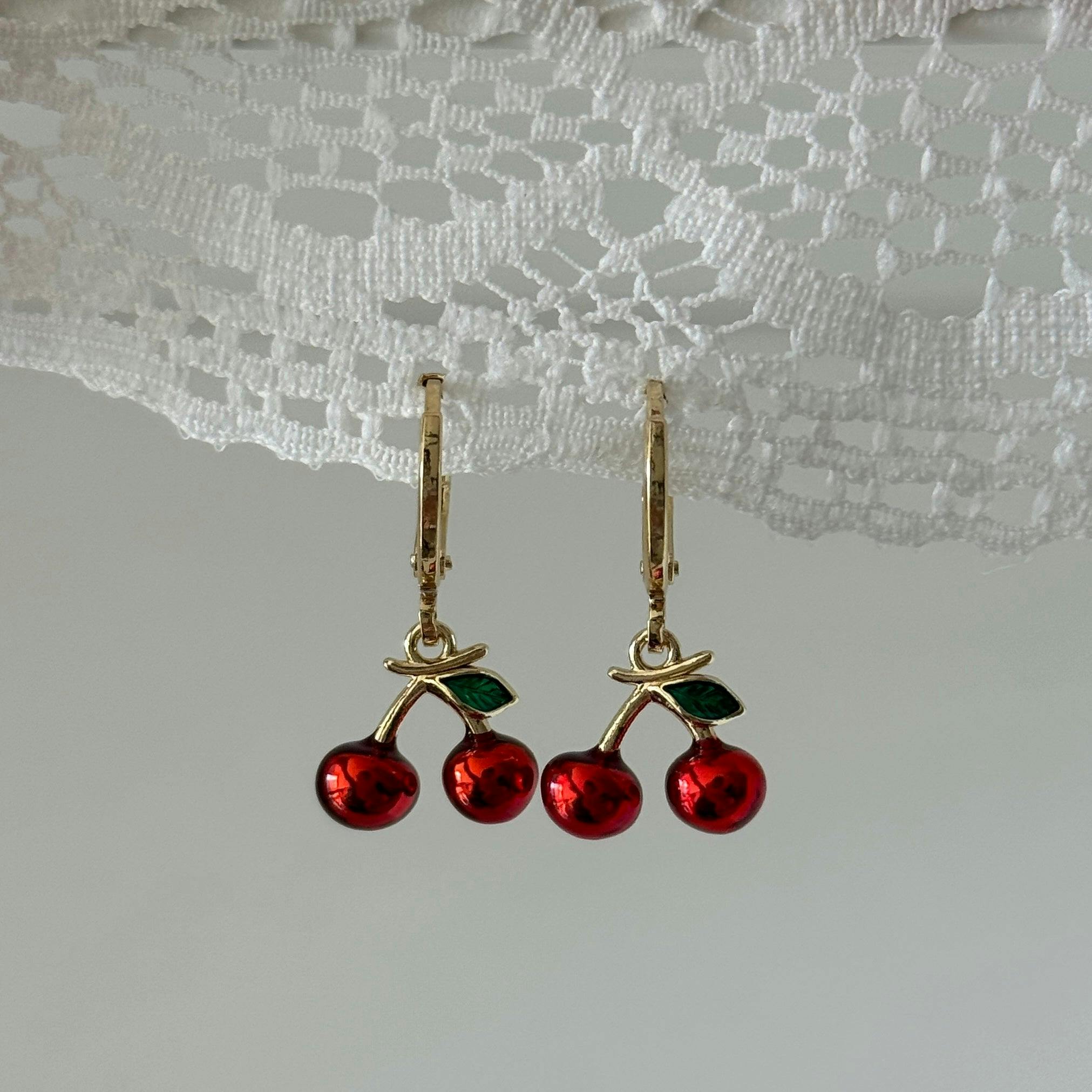 Cherry Dangle Earrings