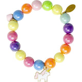 Bright Gum Ball Bracelet Set