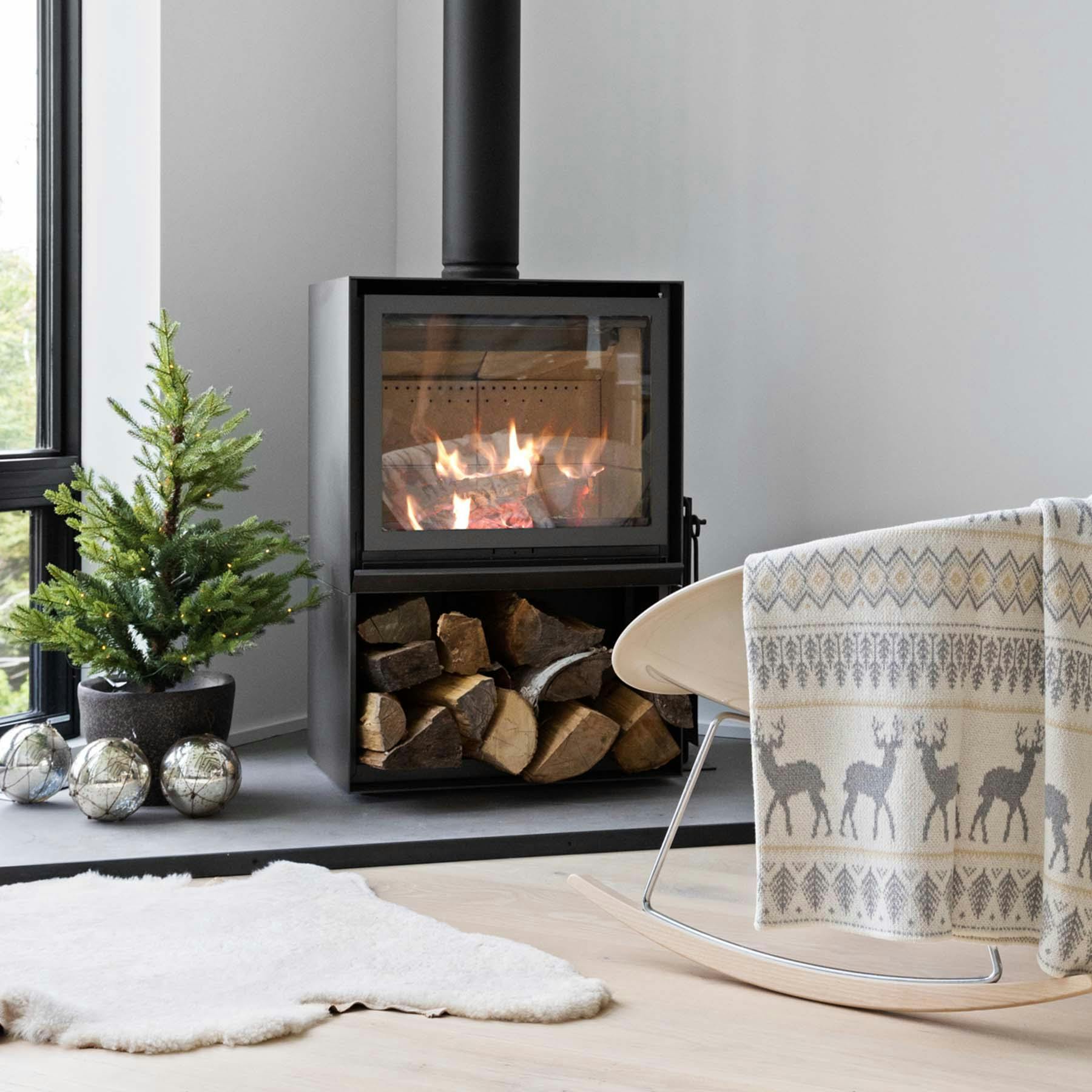 Cotton Sustainable Knit Throw Blanket | Vintage Fair Isle