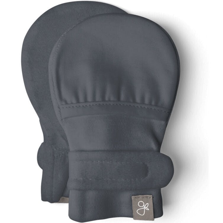 STAY ON MITTS | MIDNIGHT — Bamboo Organic Cotton Blend, 0–6M